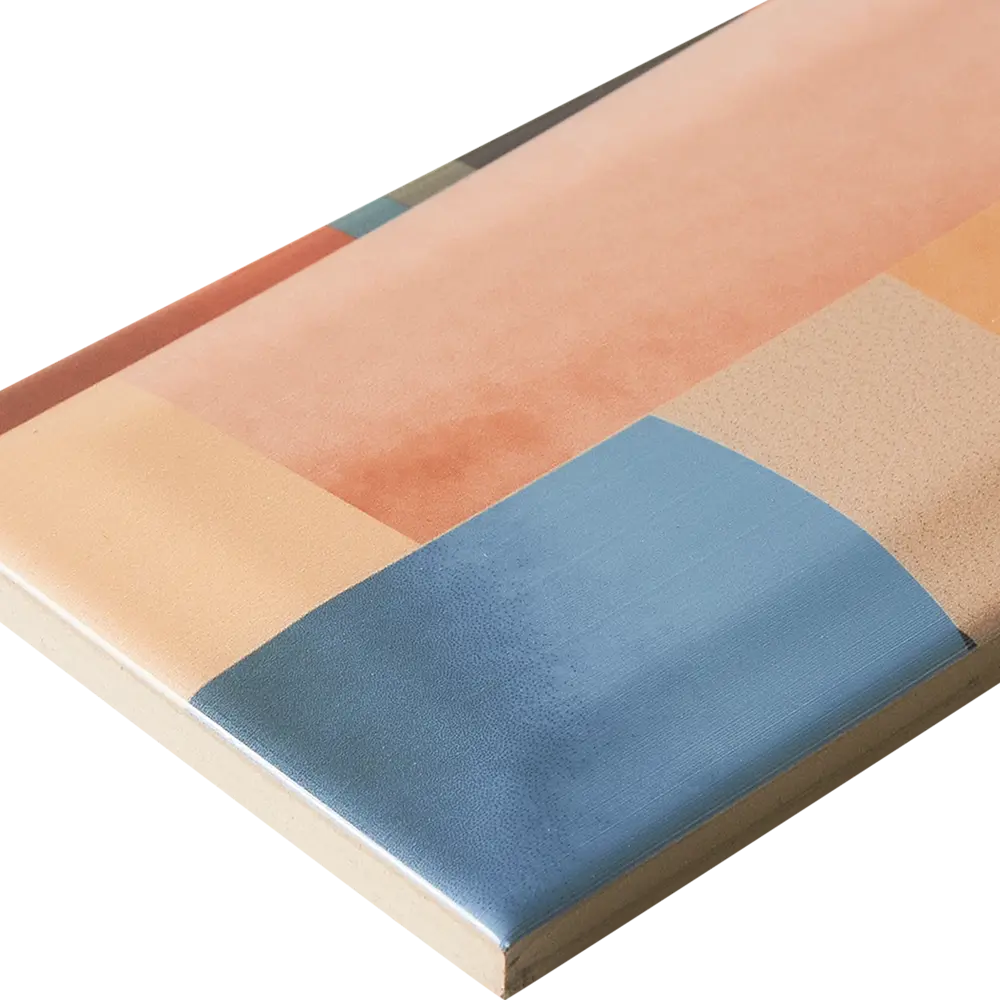 Декор настенный Kerama Marazzi Закат 1 8.5x28.5 см глянцевый цвет розовый 83024178 STLM-2087904 - Вид №3