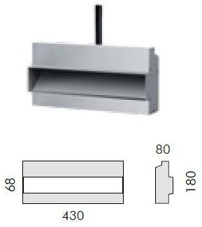 SIMES Настенная светодиодная лестница из анодированного алюминия Ghost sun-id-1466083 - Вид №21