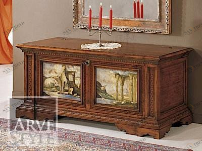 Arvestyle Лакированный сундук из массива дерева Atene Cn-0909