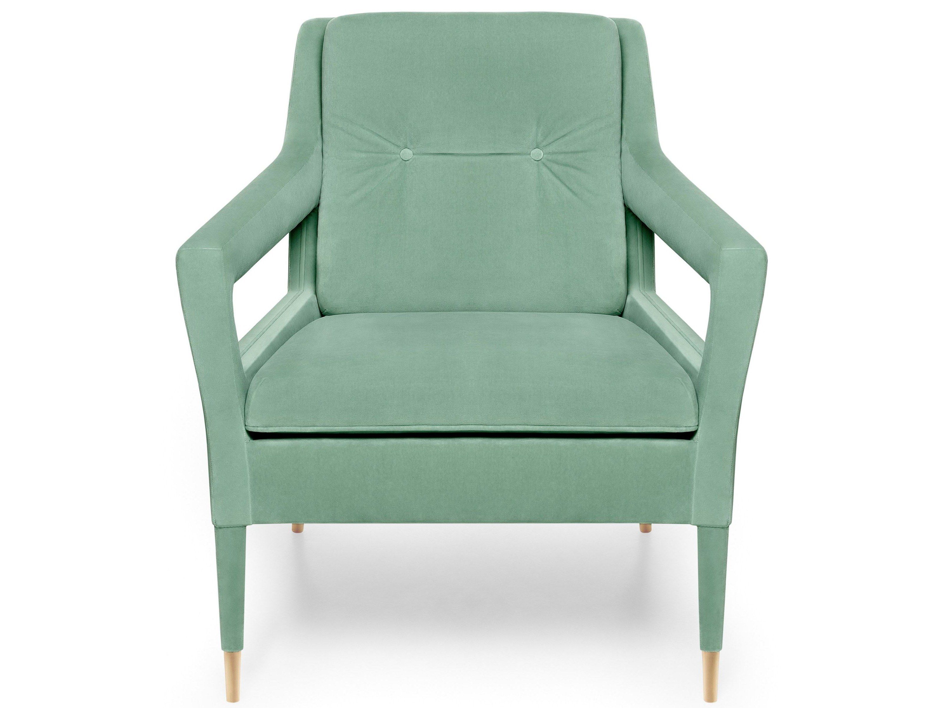 Бархатное кресло с подлокотниками Munna ARCH-00068873 - Вид №1