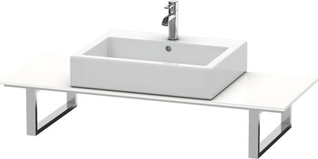 XL010C01111 Консоль для накладных раковин и встраиваемых умывальников, для пристенного варианта X-Large #XL010C 480 мм Кашемировый дуб Duravit - Вид №2