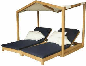 Host & Home Деревянная грядка с балдахином