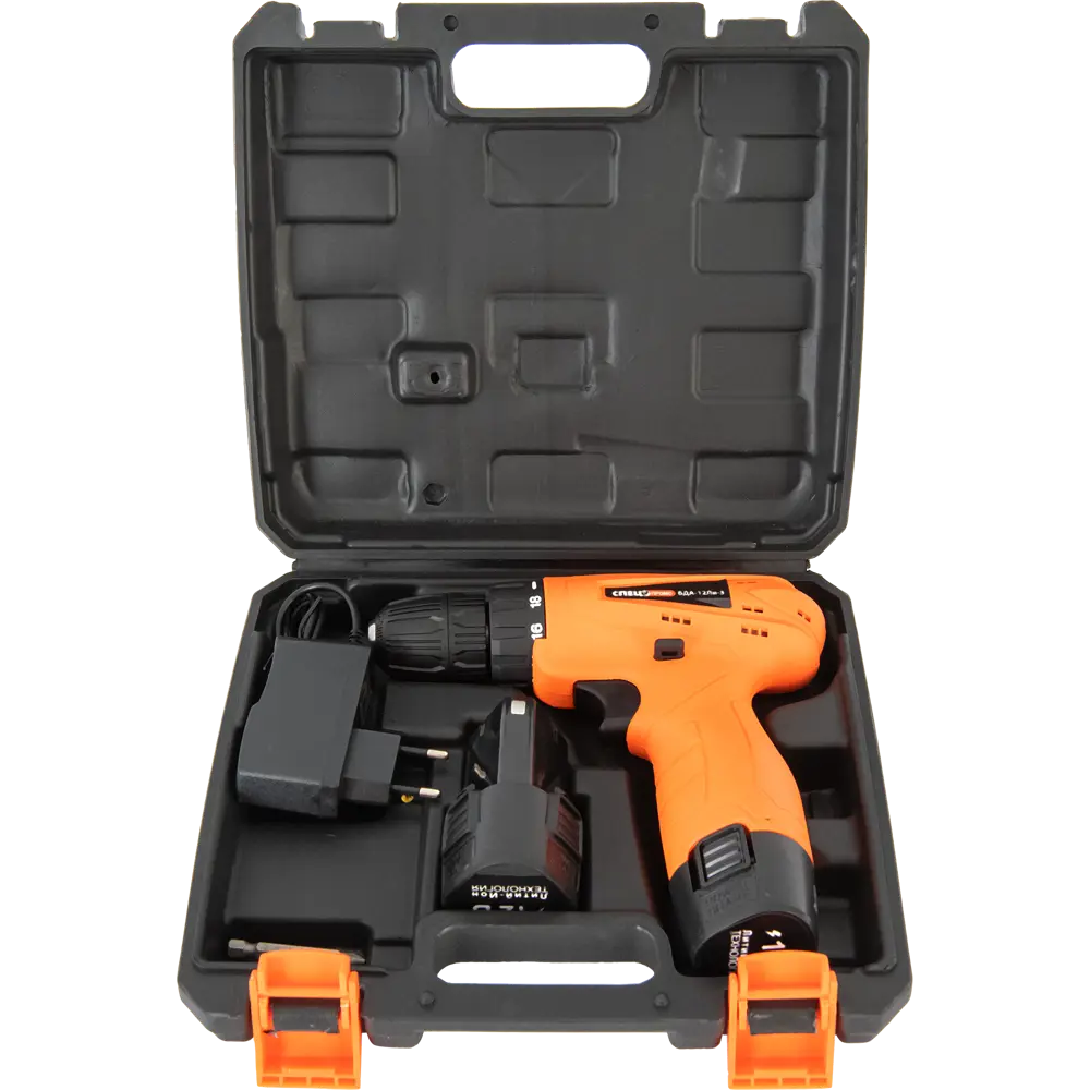 Дрель-шуруповерт аккумуляторная Спец БДА-12Ли-3, 12 В Li-Ion 2x1.3 Ач STLM-2115623 - Вид №5