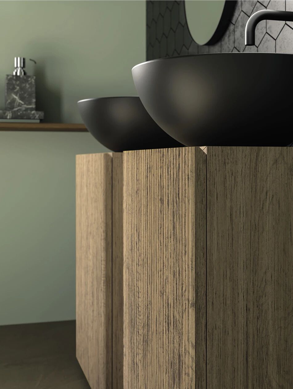 Деревянный напольный умывальник Devina Nais TOWER ARCH-00047544 - Вид №4