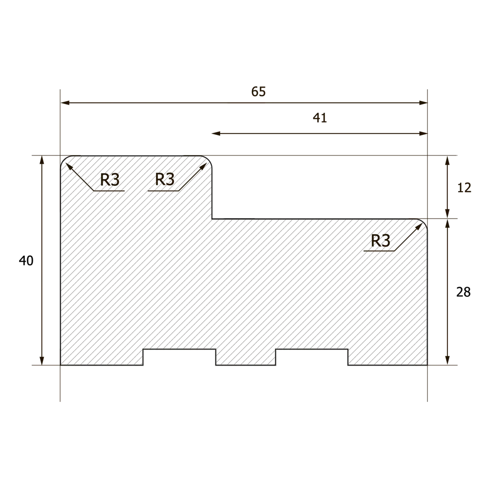 РЕМСЕРВИС Коробочный брус из массива дерева для межкомнатных дверей 81933178 STLM-0014202 - Вид №3