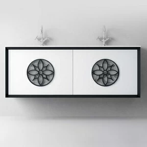 Avila Dos Тумба подвесная с двойной раковиной AVRIAN S1 180 Color 70+R0+70 SUE LUX Stylish