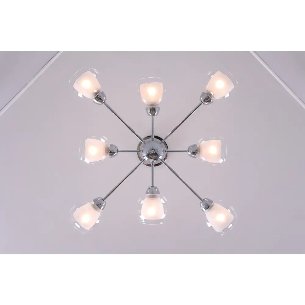 Люстра на штанге Cielo 6209-8 8 ламп E27 60 Вт SCHAFFNER STLM-2173974 - Вид №7