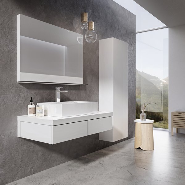 Шкаф боковой SB Formy 460 орех Ravak X000001262 - Вид №1