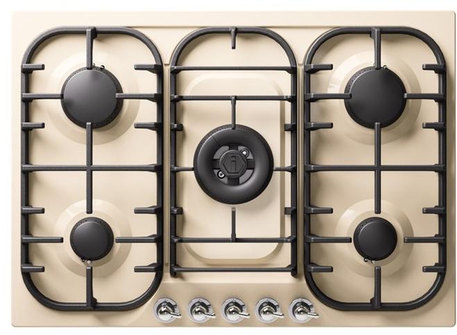 Ilve Газовая встраиваемая плита из нержавеющей стали Nostalgie Hcb70cn Santreyd - Вид №2