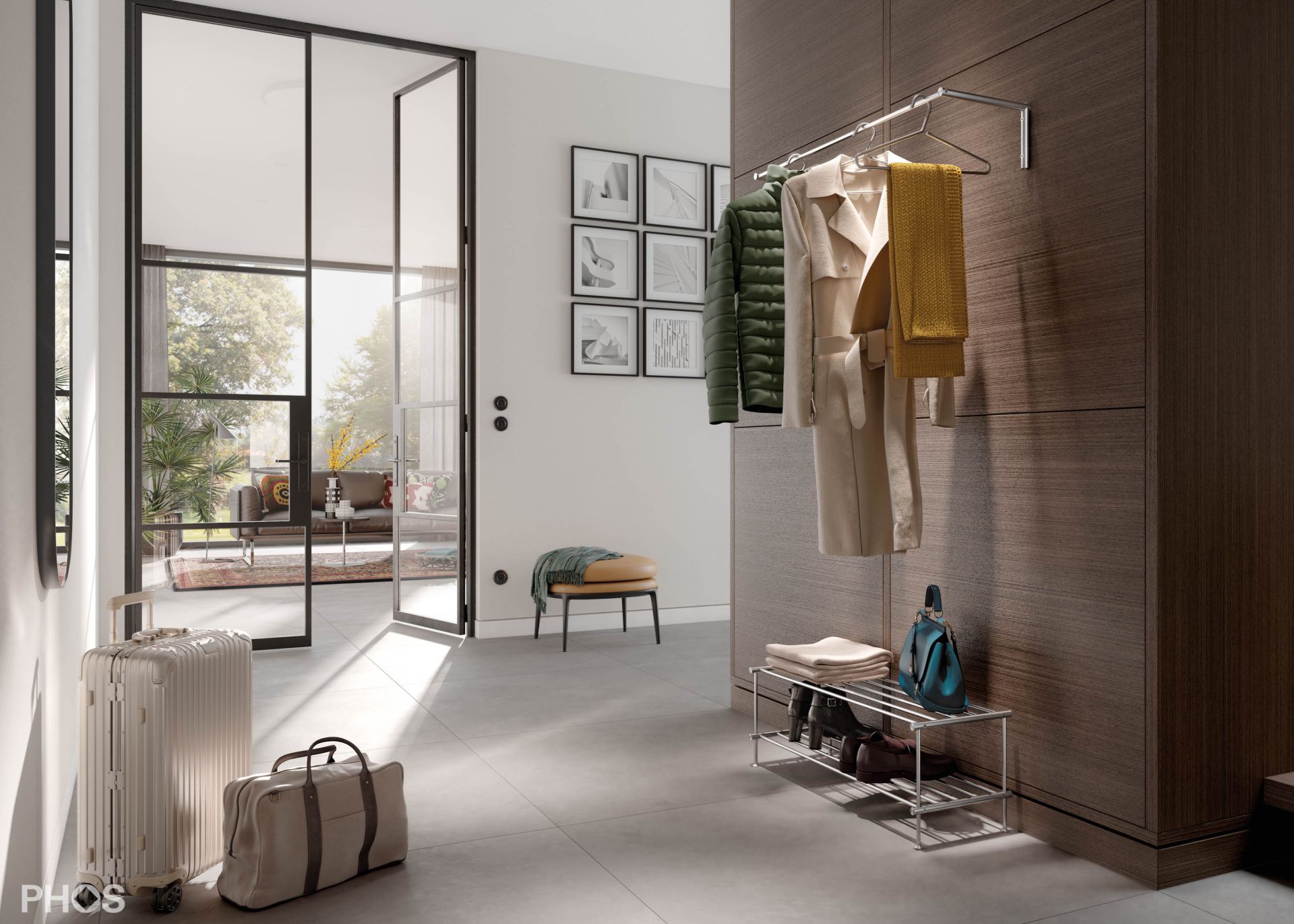 SR800-2 Полка для обуви, 2 уровня, ширина 80 см. PHOS  - Вид №1