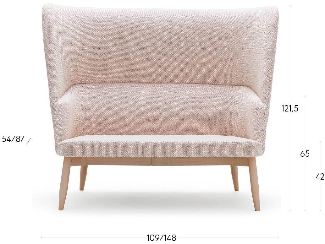 Billiani Диван с высокой спинкой Spy 665 - Вид №3