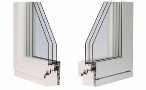 Alpilegno Окно из алюминия с тройным остеклением Serramenti radianti