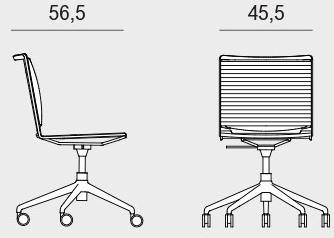 Viganò Регулируемое по высоте офисное кресло из ткани Winner sun-id-1510649 - Вид №5