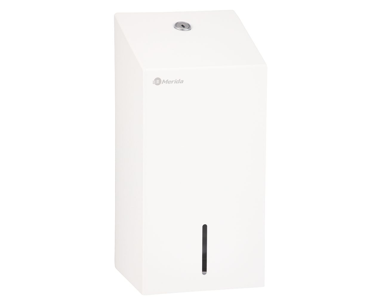 BSB401 Контейнер для туалетной бумаги STELLA WHITE LINE, вместимость до 400 листов, белый Merida 