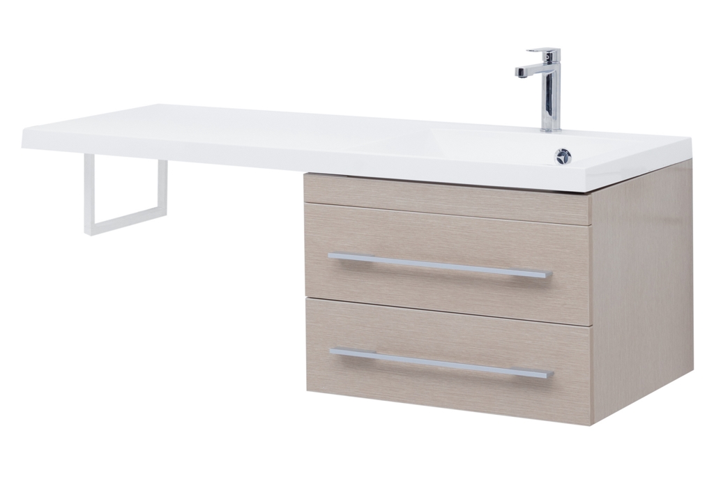 Тумба с раковиной Aquanet Нота 120 R светлый дуб 0017148500239568 - Вид №8