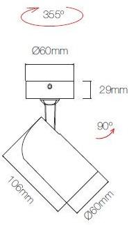 BENEITO FAURE Регулируемый светодиодный светильник из алюминия Picolo sun-id-1497311 - Вид №10