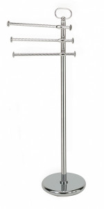 G696(16) Stil Haus Giunone, cтойка: 3 полотенцедержателя, цвет золото