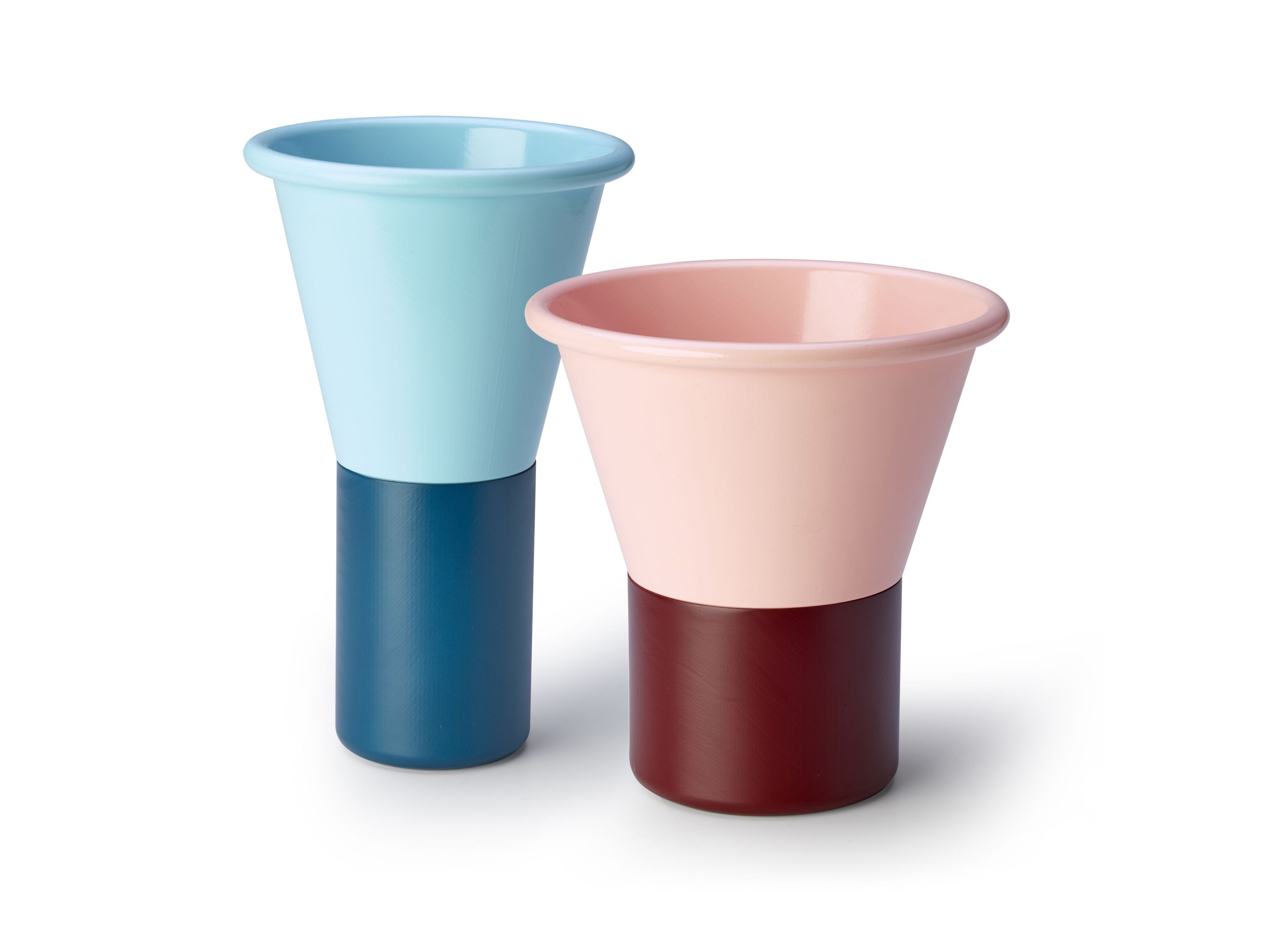 Алюминиевый круглый садовый горшок S-CAB Мимоза ARCH-00133577