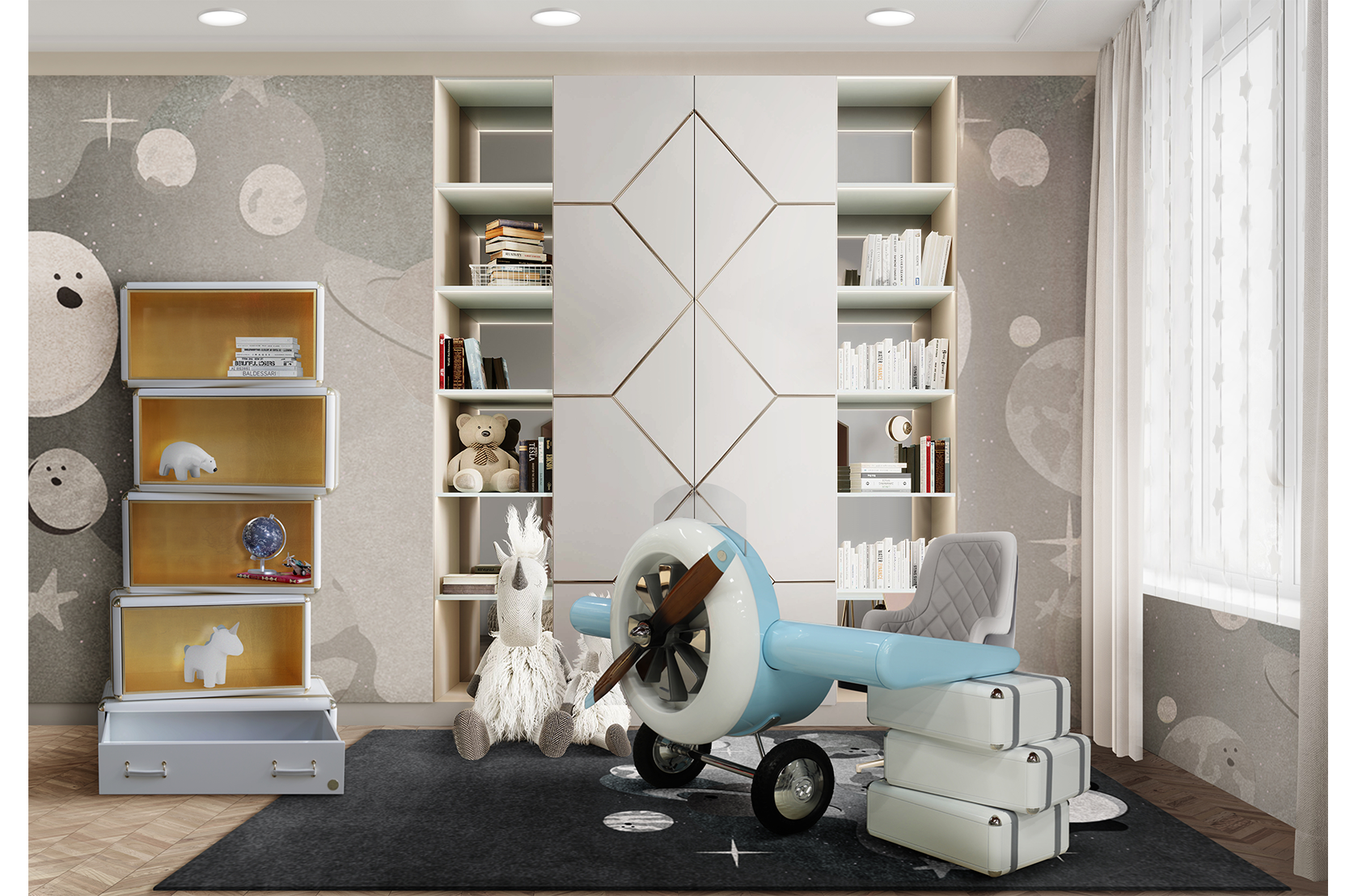 CIST512 Детский письменный стол Небо Circu  - Вид №14