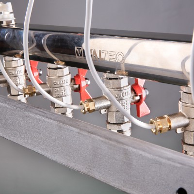 VT.GPM.06S04.L4 Узел этажный для поквартирного учета тепловой энергии Valtec 1", 4 вых., ввод слева  - Вид №4