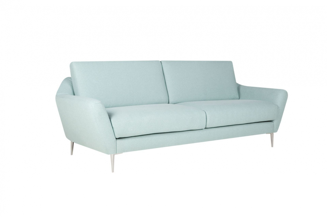 Диван трехместный прямой голубой Agda SITS AGDA 191854 Голубой  - Вид №3