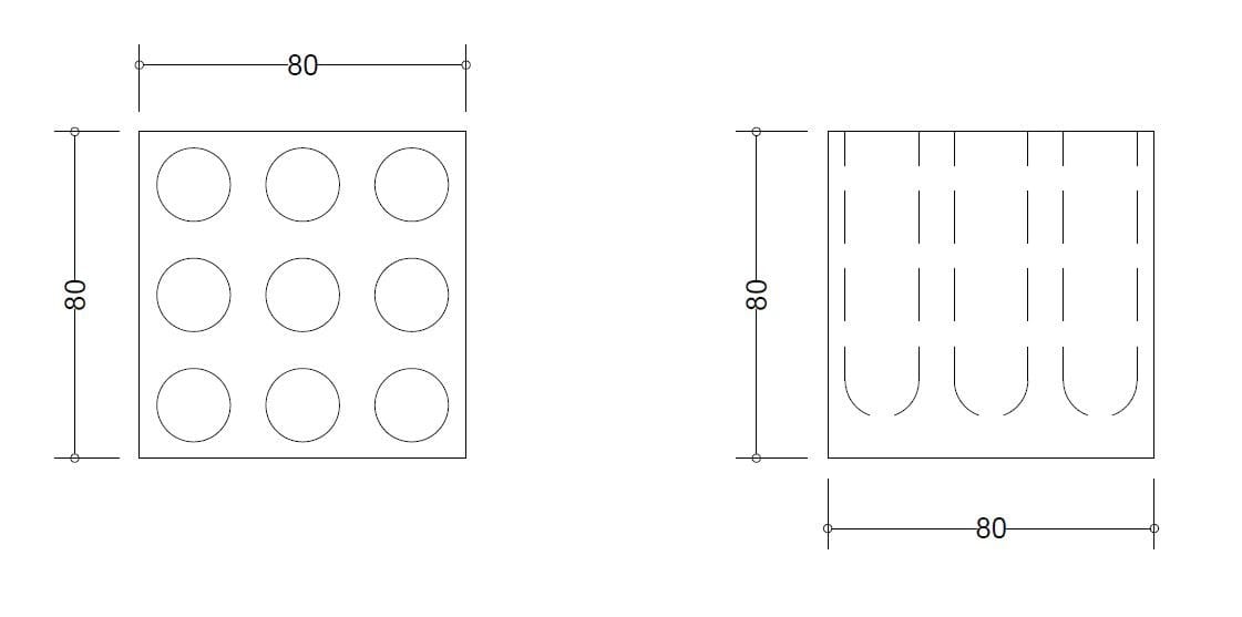 Подставка для зубных щеток из мрамора Salvatori Фонтане Бьянке ARCH-00028109 - Вид №7
