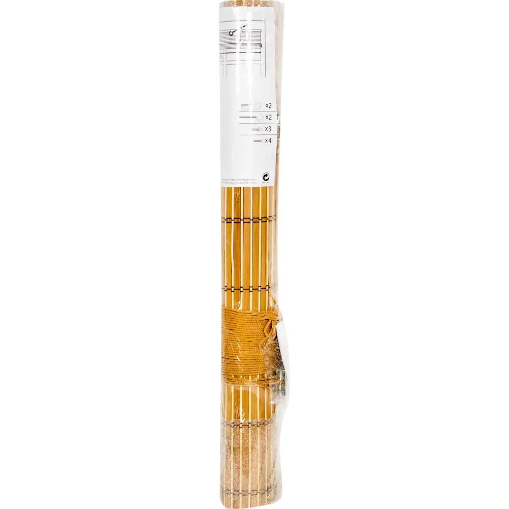 Штора рулонная «Бамбук» 60Х160 см, цвет бежевый/экрю 82047360 STLM-2173448 Santreyd  - Вид №3
