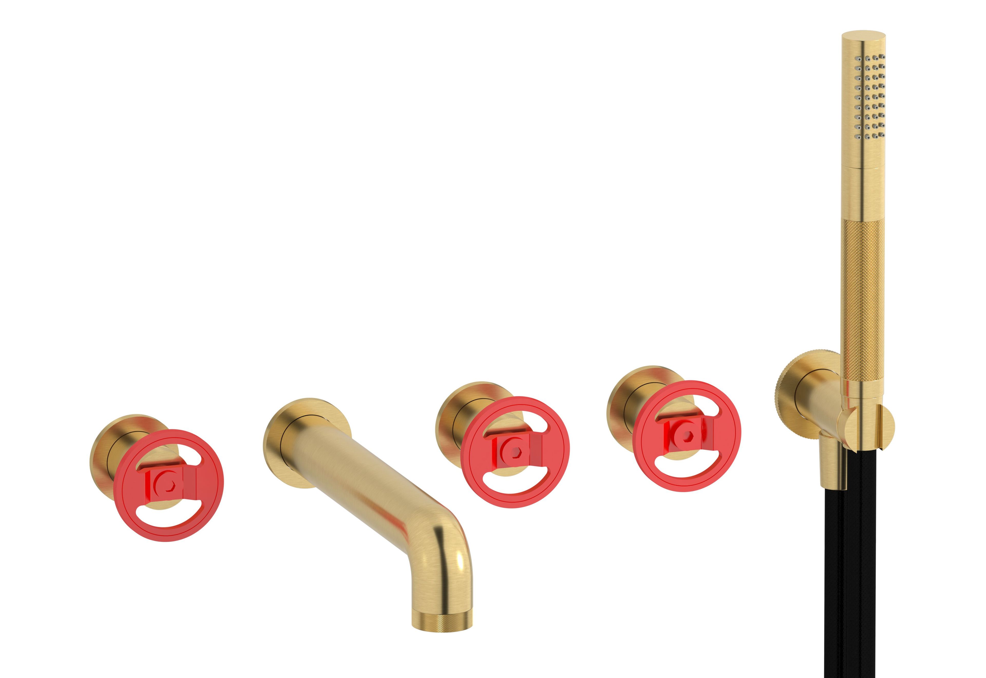 Набор настенных ванн с ручным душем IB Bold ARCH-00049280 - Вид №17