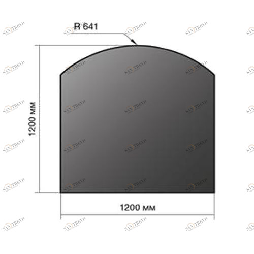 Везувий Лист напольный 1200*1200*2 R641 3029