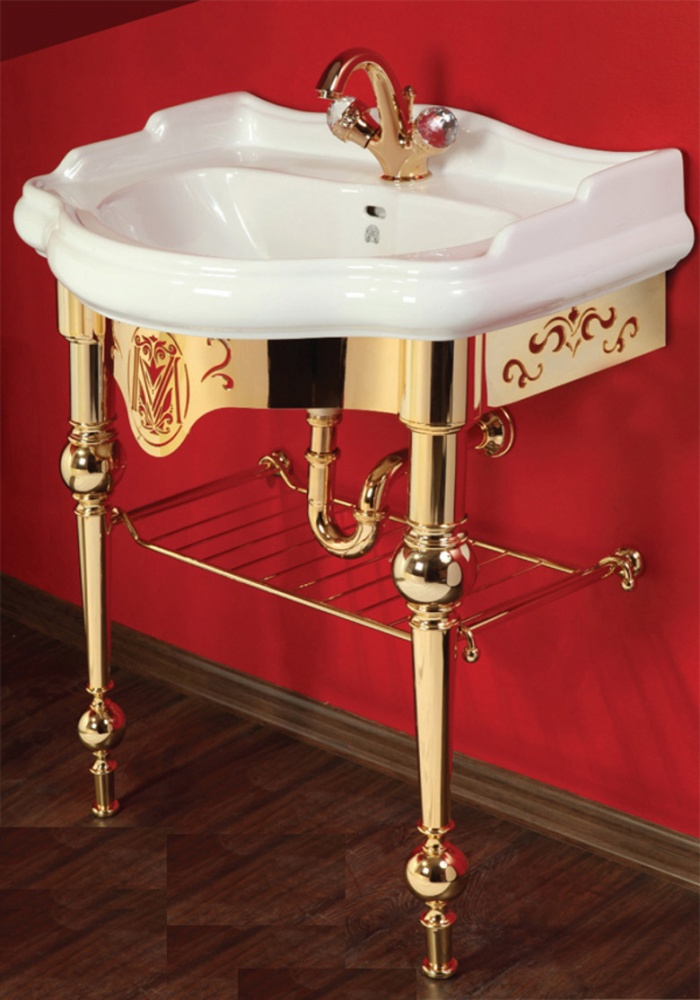 ML.BLL-25.055.bi Подвесная раковина настенная круглая Migliore  белая  - Вид №1