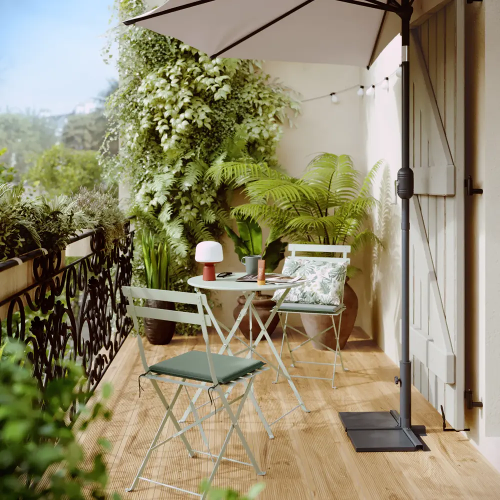 Садовый зонт Naterial Arkea 270x235x135 см бежевый STLM-2028899 - Вид №17