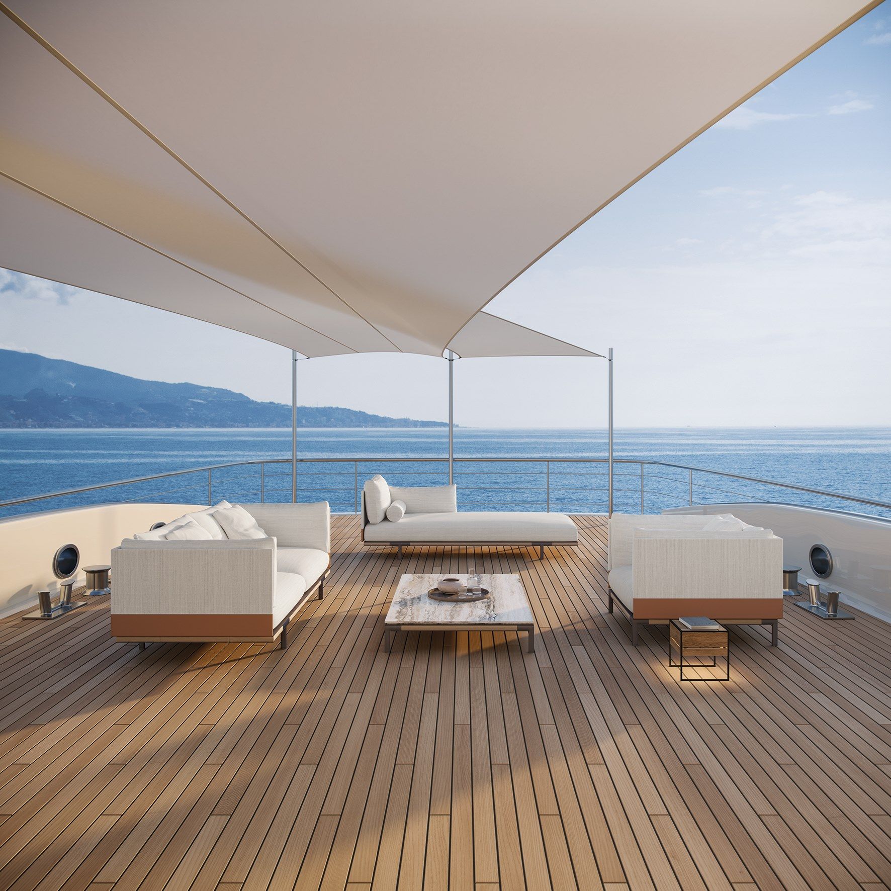 Ткань сад диван Ethimo залив ARCH-00117159 - Вид №2