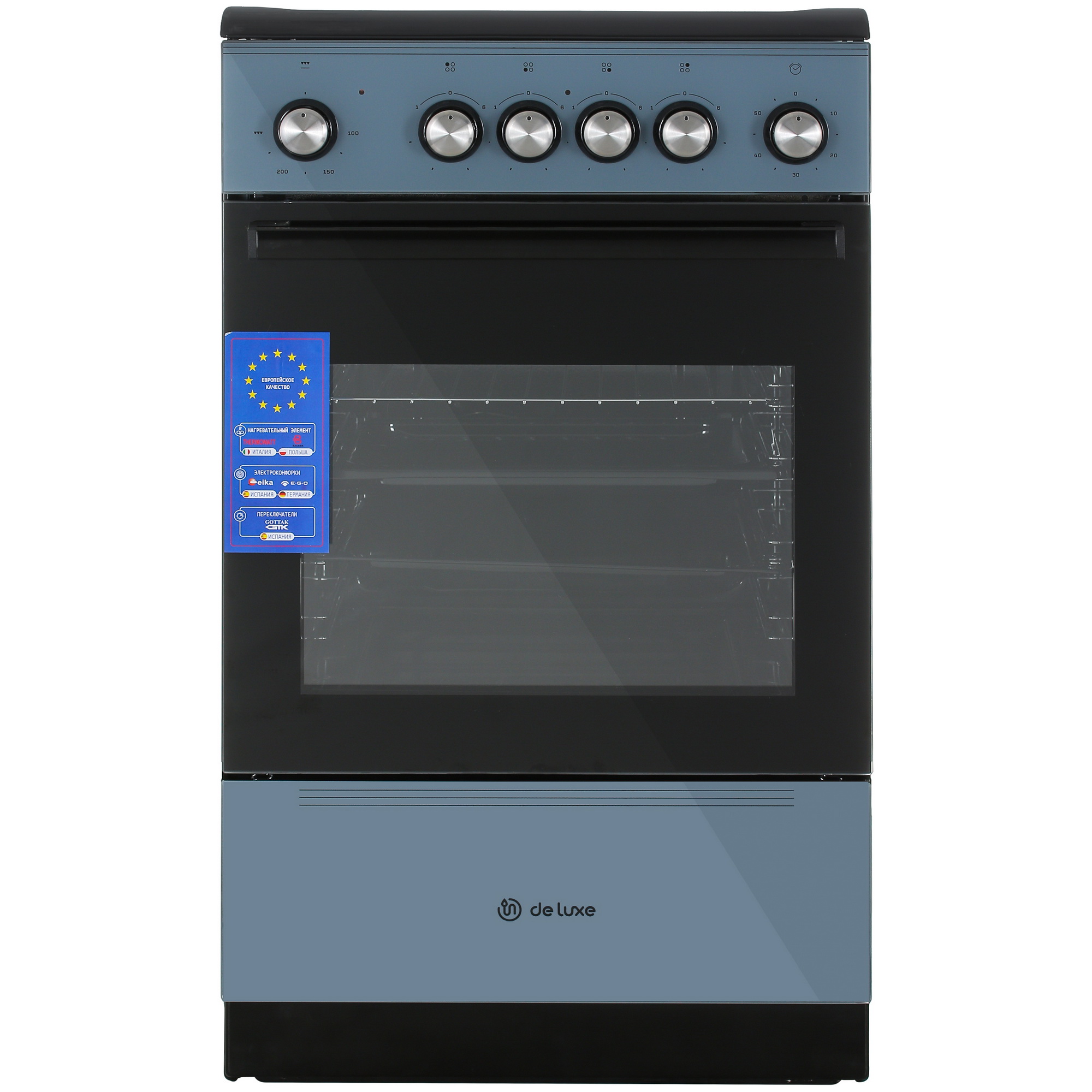 9983910 Электрическая плита De Luxe 506004.13эс-002 серый STDN-0110364