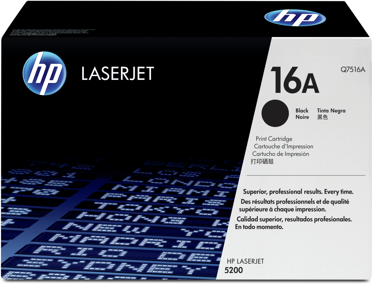 Q7516A laserjet black print cartridge HP Santreyd 
