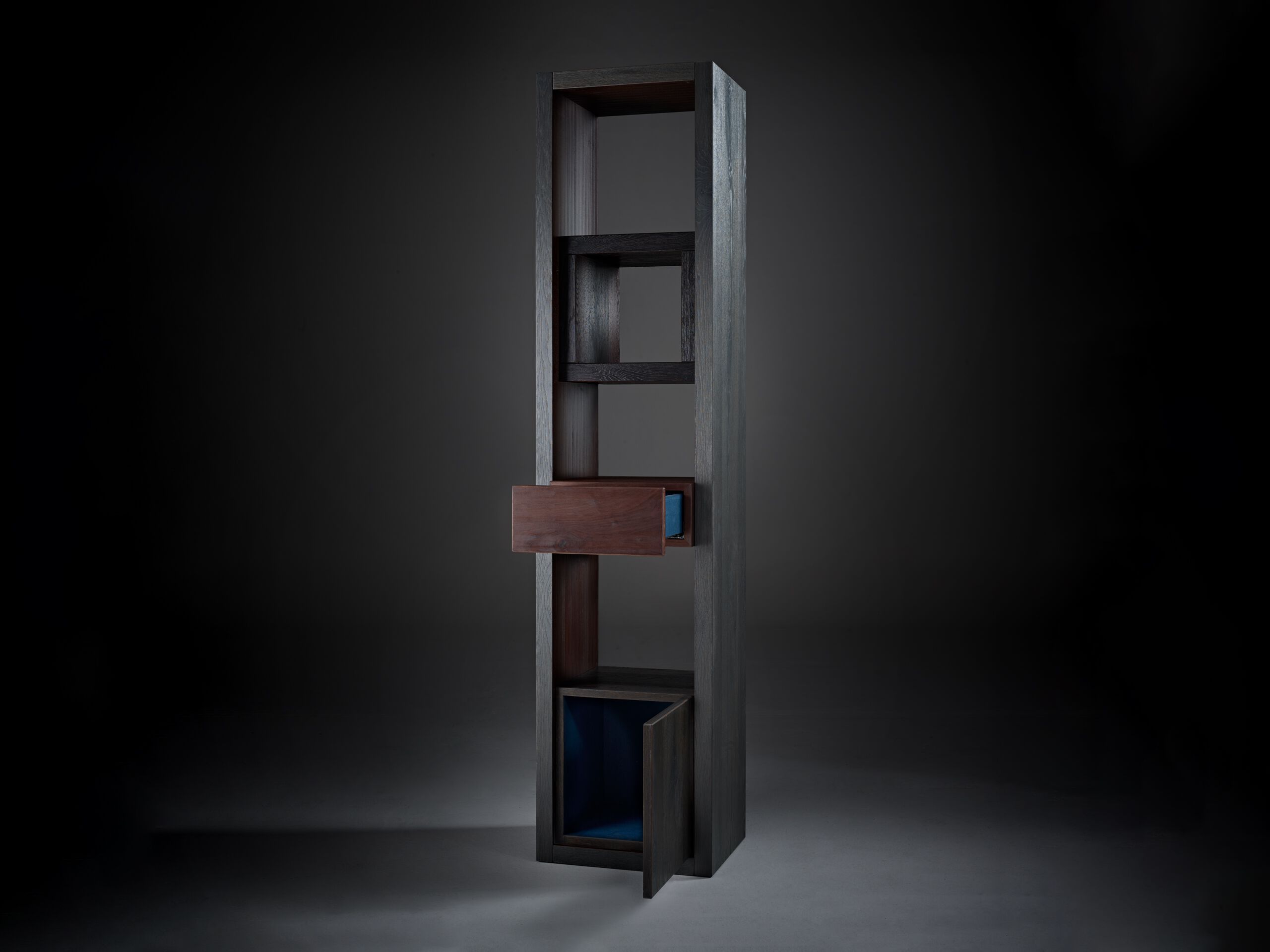 Книжный шкаф с ящиком и контейнером Disegno di Legno только ARCH-00010055 - Вид №3