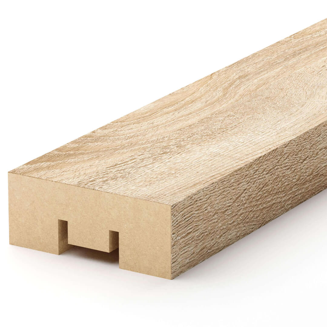 Интерьерная рейка МДФ Stella Бриона Light Дуб Сонома 16*40*900 (уп.8шт.) STSR-790