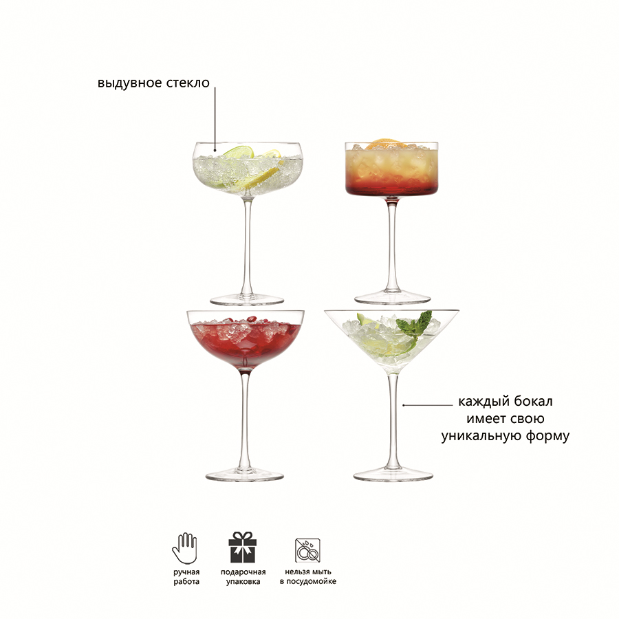 G1069-00-301 Набор креманок lulu, 200-310 мл, 4 шт. LSA International  - Вид №10