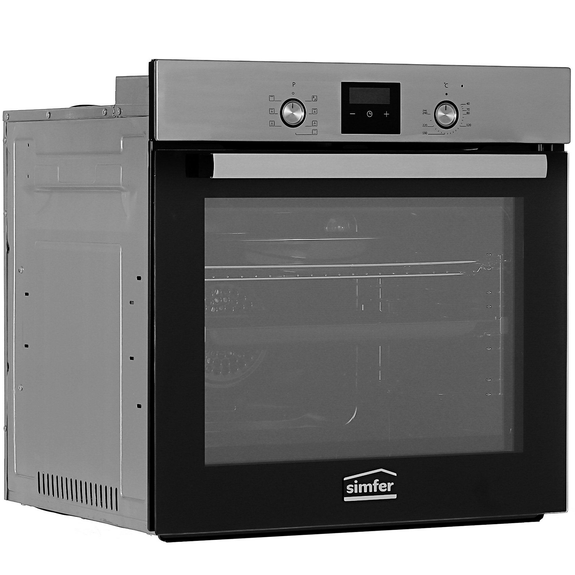 8186948 Электрический духовой шкаф Simfer B6EM58016 серебристый STDN-0012332 - Вид №1