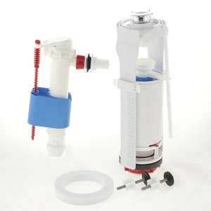 Арматура Ани Пласт с боковой подводкой 1/2 кнопка хром WC8010C WC8010C