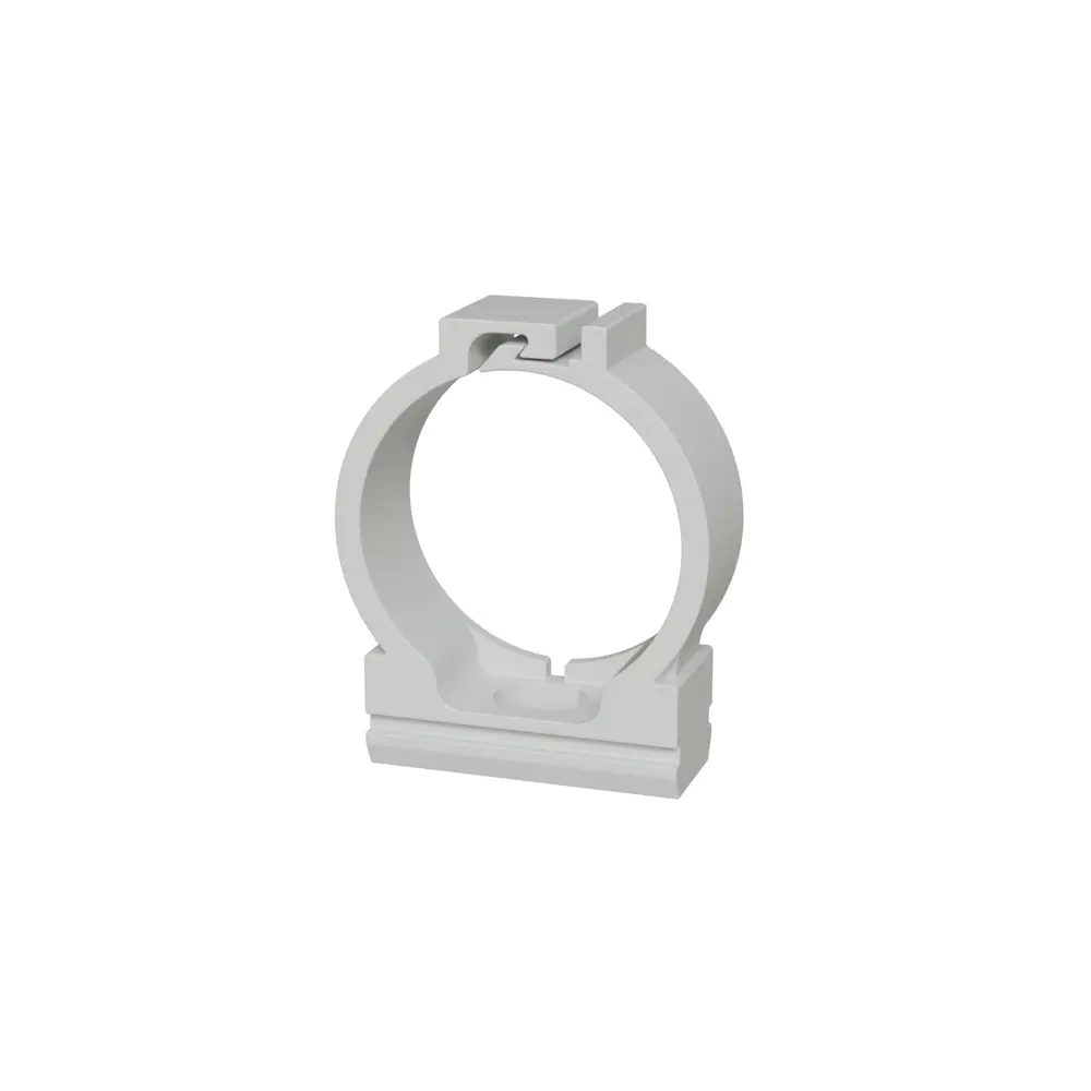 Держатель для труб LEXMAN с защелкой D25 мм серый (10 шт) 88460844 STLM-1108272 - Вид №1