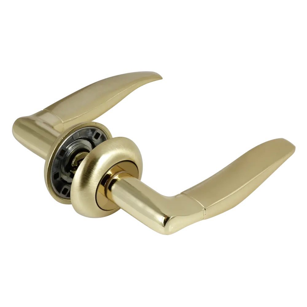 Дверные ручки EDSON EDS-34H-R1 золотые для межкомнатных дверей 85170618 STLM-0059417