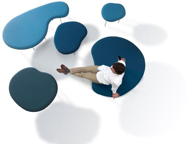 Capdell Мягкая скамья из ткани Droplets sun-id-1362147 - Вид №3