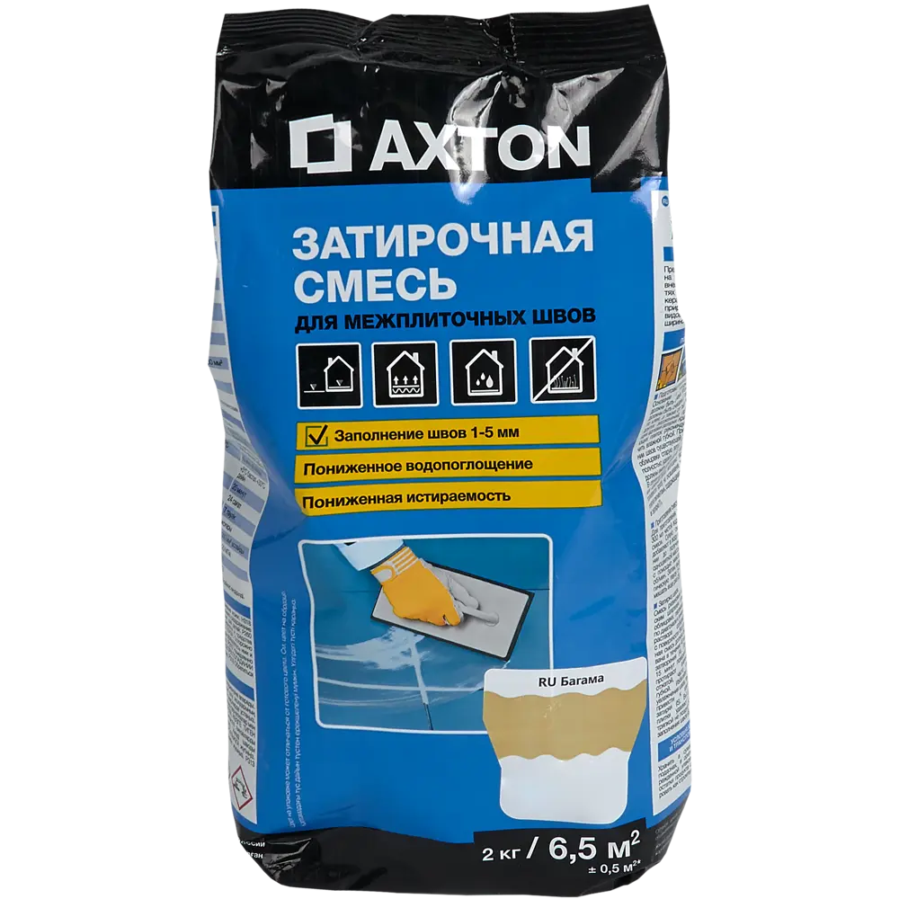 Цементная затирка Axton для плитки и камня, цвет Багамы 2 кг 82403011 STLM-0026646 - Вид №1