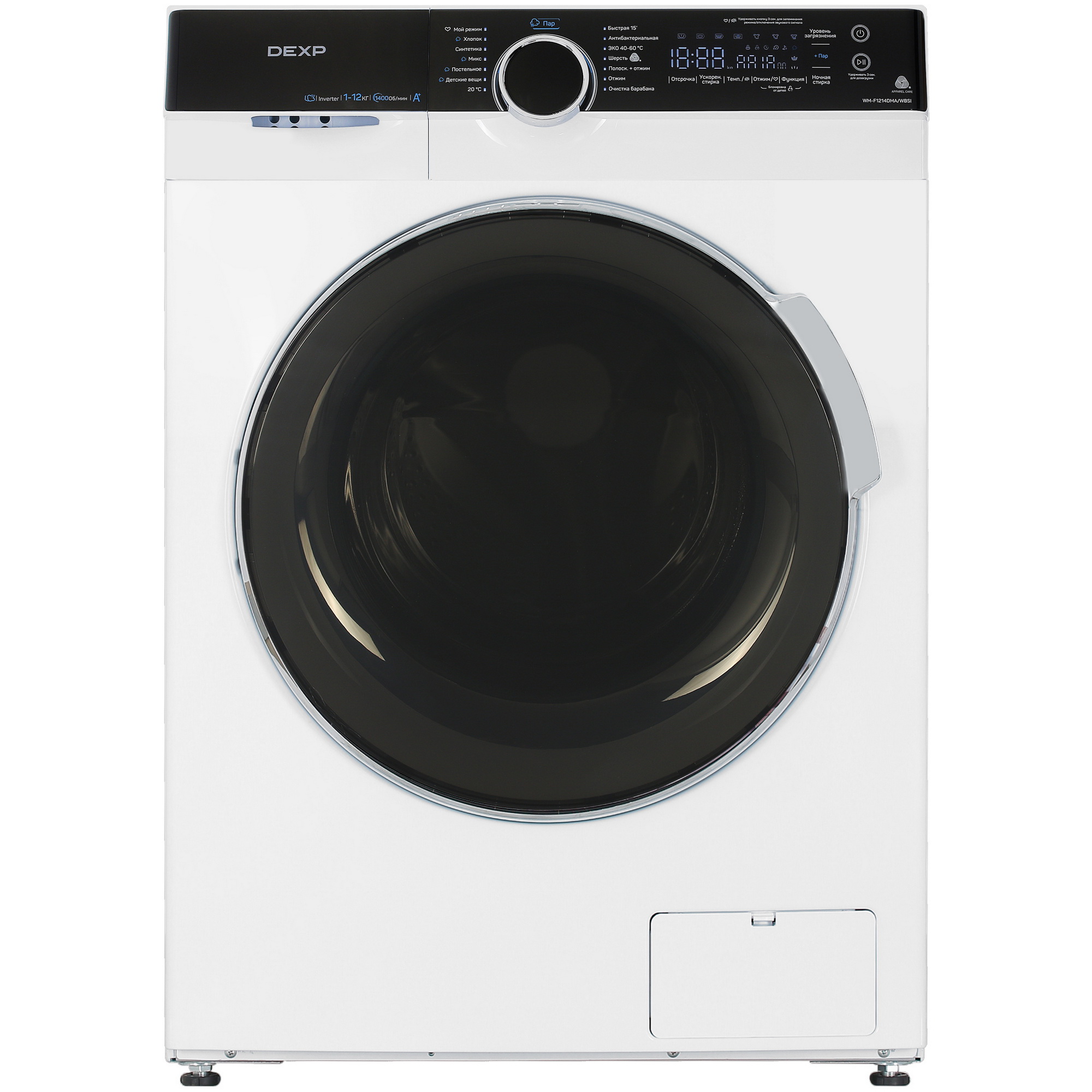 5407384 Стиральная машина DEXP WM-F1214DMA/WBSI белый STDN-0130173