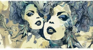 MOMENTI Авторский художественный принт Crazy home paintings Gi-015