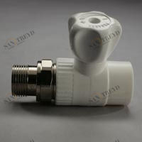 Кран шаровый для радиатора (прям.) 20-1/2 Grise PP-R PROAQUA 27276