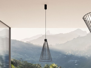 Алюминиевый светодиодный открытый подвесной светильник