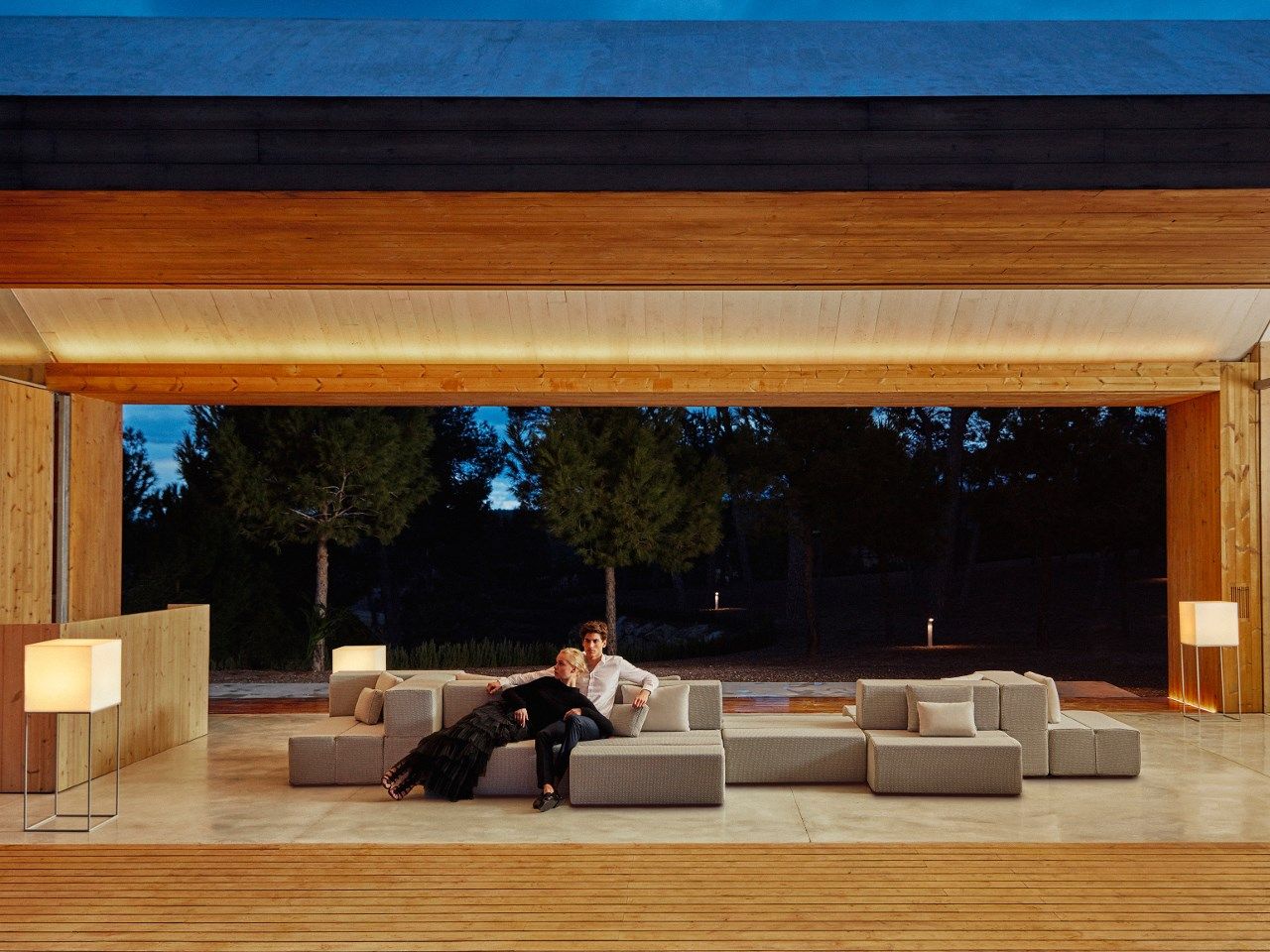 Ткань сад диван Vondom планшет ARCH-00003966 - Вид №5