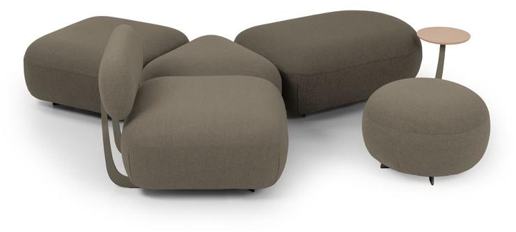 True Design Квадратный пуф с полкой для журналов Code Cd 60sq / cd 75sq - Вид №11