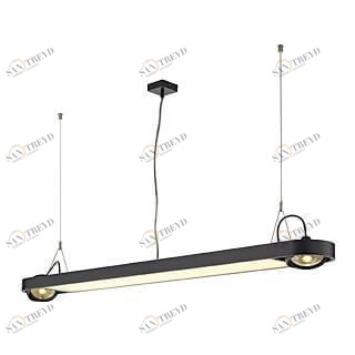 Подвесной светильник черный SLV Aixlight R Office 159110 SLV ДИЗАЙНЕРСКИЕ, AIXLIGHT R OFFICE 00-3889649 Черный 